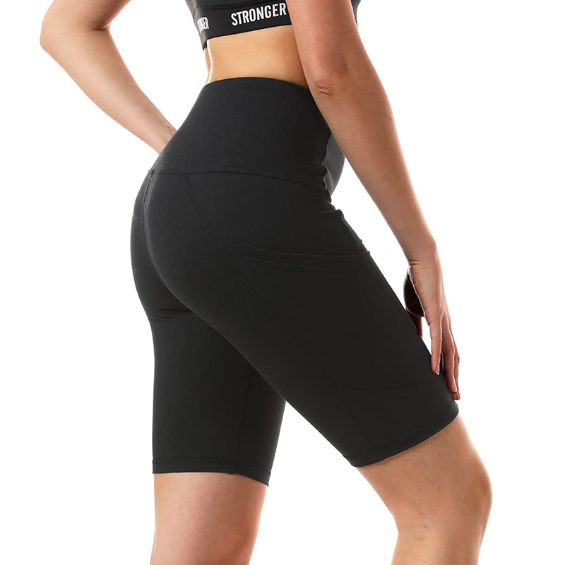  FULLSOFT High Waisted Biker Shorts for Women-5 Tummy