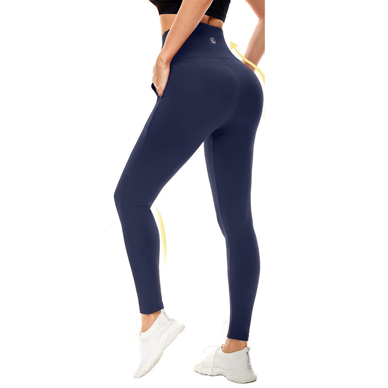 High Waist Navy Blue Women Plus Size Yoga Pant, Skin Fit at Rs 400 in  Kovilpatti