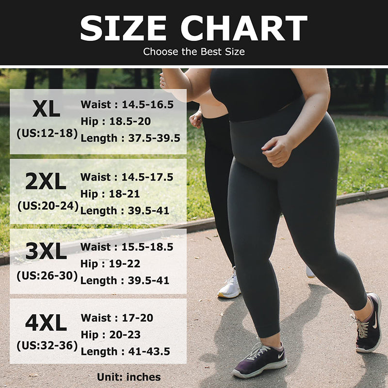 Amazon.com: NEW YOUNG 3 Pack Plus Size Leggings with Pockets for Women,High  Waist Tummy Control Workout Yoga Pants : Clothing, Shoes & Jewelry