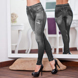 Fullsoft Women Jeggings Leggings High Waisted Denim Jean Slim Pants